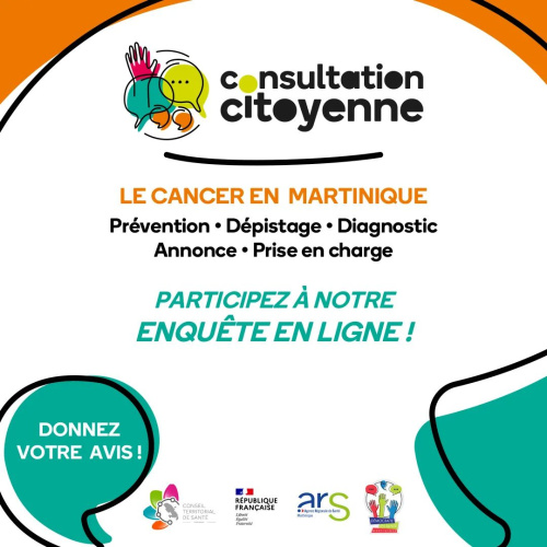 Consultation Citoyenne: le cancer en Martinique