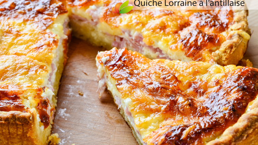 quiche lorraine à l'antillaise